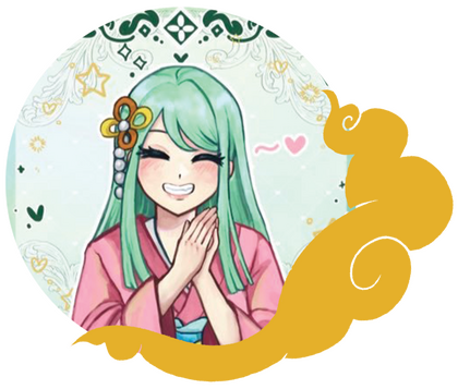 Yuzu's icon behind a gold cloud.